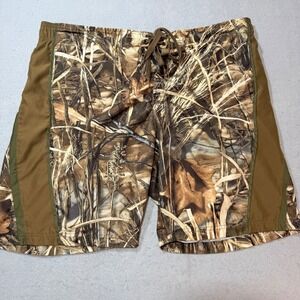 Bass Pro Shops Mens Camo Board Shorts Swim‎ Trunks Size XL